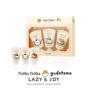 Holika Holika gudetama LAZY&JOY Dessert Hand Cream Set