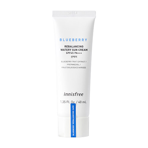 Innisfree Blueberry Rebalancing Watery Sun Cream Spf45 Pa+++ 40ml